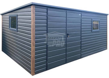 Schowek domek ogrodowy 5x3m brama dwuskrzydłowa 2x okno dach  GP651