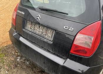 Klapa tył Citroen C2