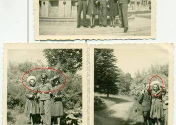 Stara fotografia żołnierz niemiecki 2 Wojna Światowa Agfa