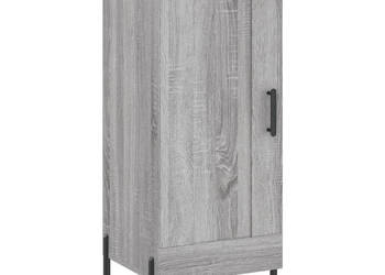 Szafka szary dąb sonoma 345x34x90 cm materiał drewnopochodny WM-830458