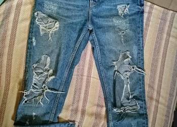 NOWE! spodnie ZARA dżinsy Ripped jeans boyfriendy Z dziurami