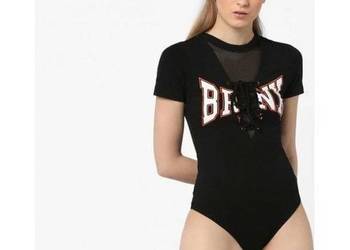 czarne body TALLY WEIJL xxs 32  sznurowane koszulka