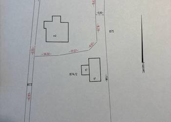 Działka  z zabudowaniami 2380 m