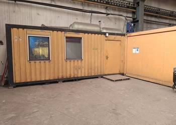 Zestaw kontenerów: szatnia, sanitariaty, jadalnia