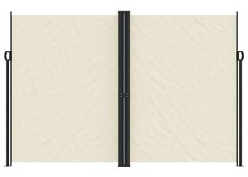 vidaXL Zwijana markiza boczna, kremowa(SKU:4004865)