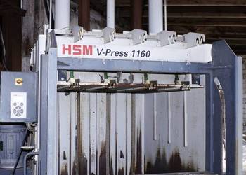Prasa belownica kompaktor HSM V-Press 1160 max + Bandstation