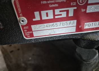 Siodło Jost JSK34H657 BSAA Iveco