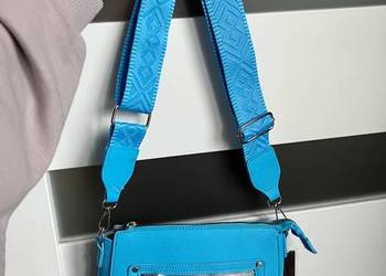 Nowa błękitna torebka listonoszka ekoskóra Erick