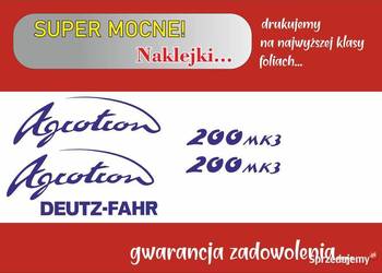 naklejki deutz agrotron mk-200-inne