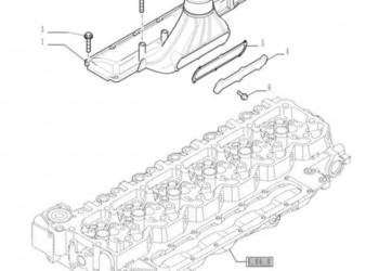 New Holland T6010 Kolektor wlotowy 2854816