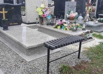 Nagrobek z granitu brąz królewski,impala OŁAWA nr.2069