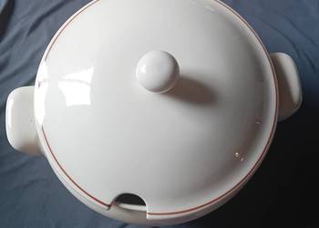 Waza z porcelitu 3 L. Włocławek, PRL.