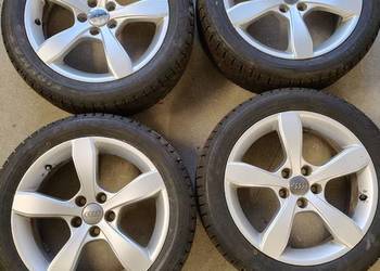 Felgi Audi 5x100 nowe opony zima