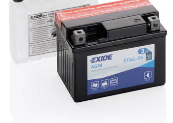 Akumulator motocyklowy 12V/3Ah YTX4L-BS EXIDE