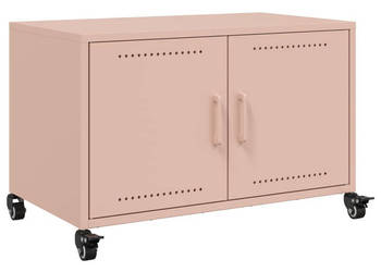 Szafka RTV różowa 68x39x435 cm stal WM-846639