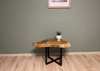 Stolik kawowy, dębowy, LOFT.