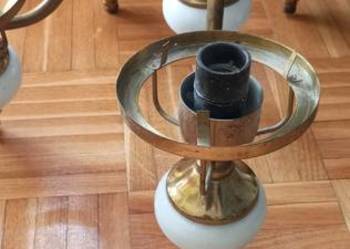 Żyrandol mosiężny 5 punktowy