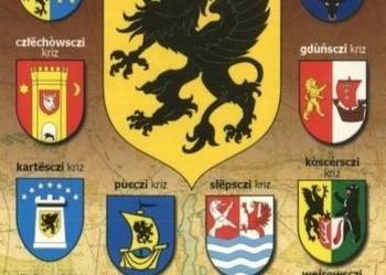 POCZTÓWKA - KASZUBY HERBY POWIATÓW - KASZËBË CÉCHË
