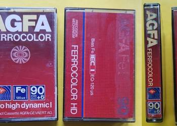 Kaseta magnetofonowa AGFA ferrocolor unikat kolekcjonerska