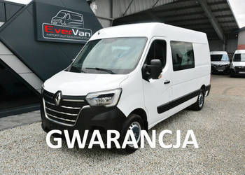 Renault Master średniak 7 osobowy brygadówka lift doka pełna opcja
