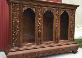 Antyczna biblioteka dębowa z 1925 roku Antyczna biblioteka dębowa z 1925 roku