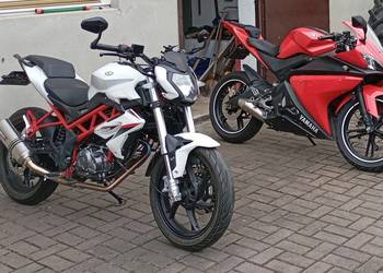 Yamaha yzf r125 benelli bn 125