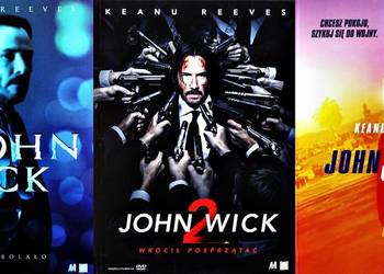 JOHN WICK 1 + 2 + 3   KEANU REEVES  ( 3 x DVD + KS )