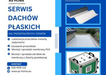 Montaż membrany PVC, serwis dachów, sprawdzanie szczelności dachów