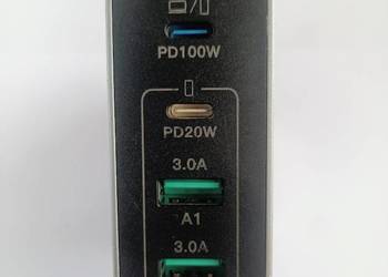 Ładowarka USB C USB A GaN TECH 100W 4 Porty + Kabel