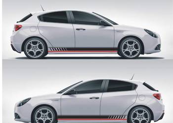 ALFA ROMEO 147 159 Ducati Corse Naklejki Pasy boczne na Samochód Tuning