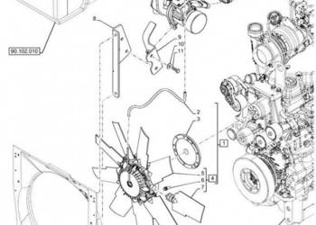 New Holland T6070 Łopatka 47569428