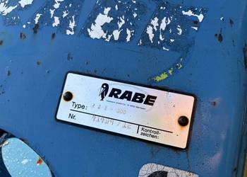 Brona wirowa wirnikowa Rabe Werk 3m agregat wał packera