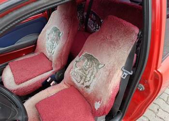 Pokrowce na fotele przód i tył z zdjęcia.