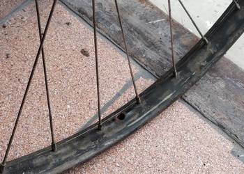 koło rowerowe 26" z białym szparunkiem