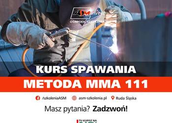 Kursy szkolenia spawanie stal metoda MMA ELEKTRYCZNA 111