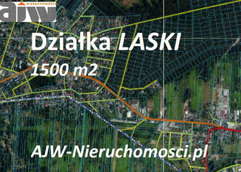 Działka Laski Laski 1500m2