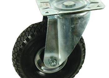 Koło skrętne gumowe Ø 260x85 mm podstawa montażowa: 200x160 mm nośność 180…