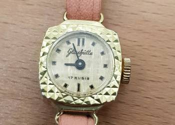 *GUB *Glashütte* koktajlowy damski zegarek biżuteryjny