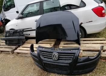 Volkswagen Polo IV 9n3 2005-2009r. maska zderzak kod lakieru LO41 pas przód