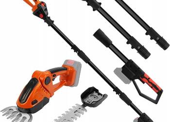 Nożyce do Trawy i Krzewów 2w1 Teleskopowe Akumulatorowe