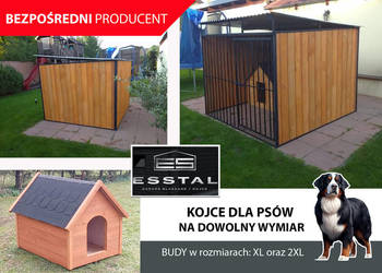 A168 Kojec dla Psa 2x2 - ściany drewniane Impregnowane | KOJCE | - ESSTAL