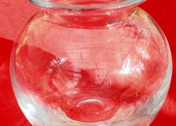 Oryginalny szklany wazon