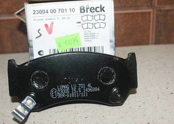 BRECK Klocek hamulcowy kplNISSAN ALMERA I 1.4/1.6/2.0D 09.95