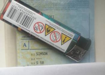 Rama dokumenty papiery Simson s50 1981r