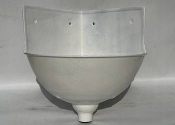 PIĘKNY, STARY, NAROŻNY ZLEW ŻELIWNY E.&E. WERK NEUSALZ a.0. NOWA SÓL UNIKAT