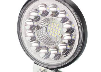 LAMPA ROBOCZA HALOGEN LED, 33 LED OKRĄGŁA, 12V-80V, FI 110MM GRUBOŚĆ 2