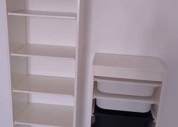 DWA REGAŁY TROFAST Ikea z 4 półkami i 4 pojemnikami w bardzo dobrym stanie