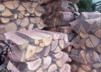 Drewno w workach do wędzenia kominkowe opałowe buk dąb olcha brzoza akacja