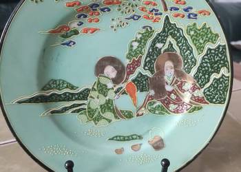 Antyczny talerz porcelanowy Japonia