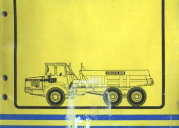 Volvo 5350, 5350B, A20, A25 katalog części, instrukcja DTR